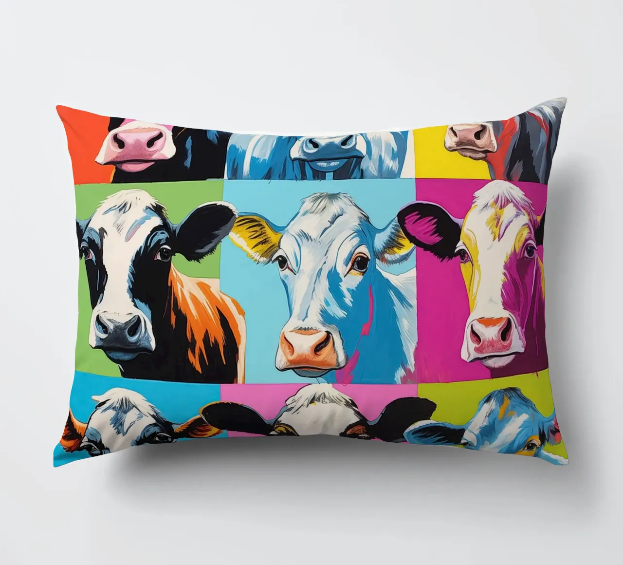Koe pop art cuscino da Imagine