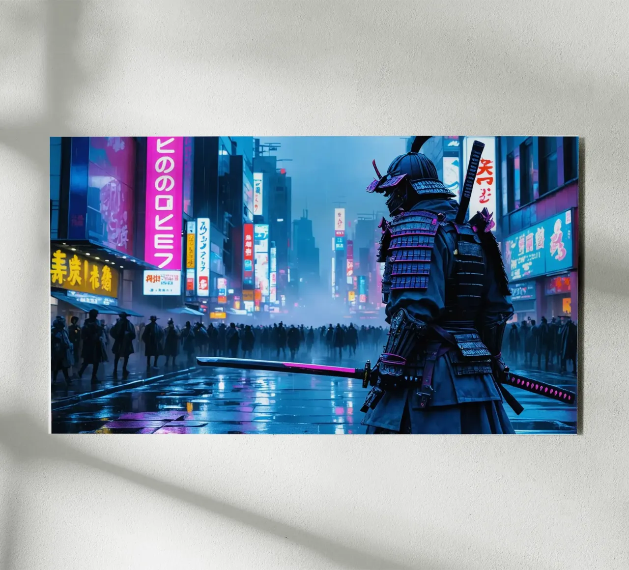 Dark Samurai alluminio dibond da Flo Klein