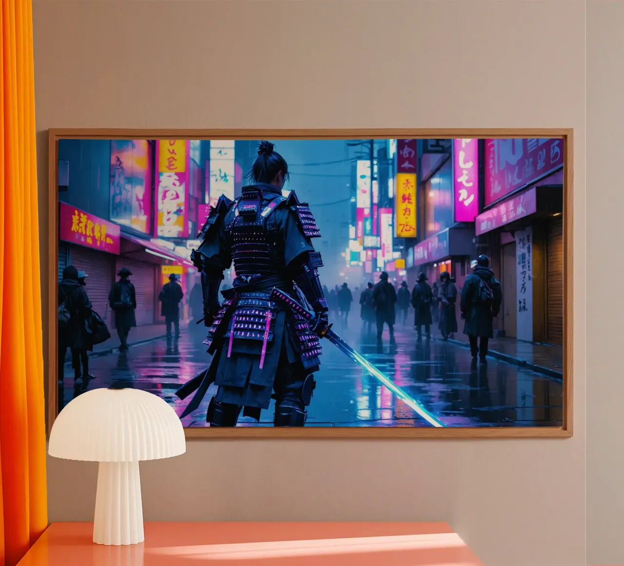 Dark Samurai alluminio dibond da Flo Klein