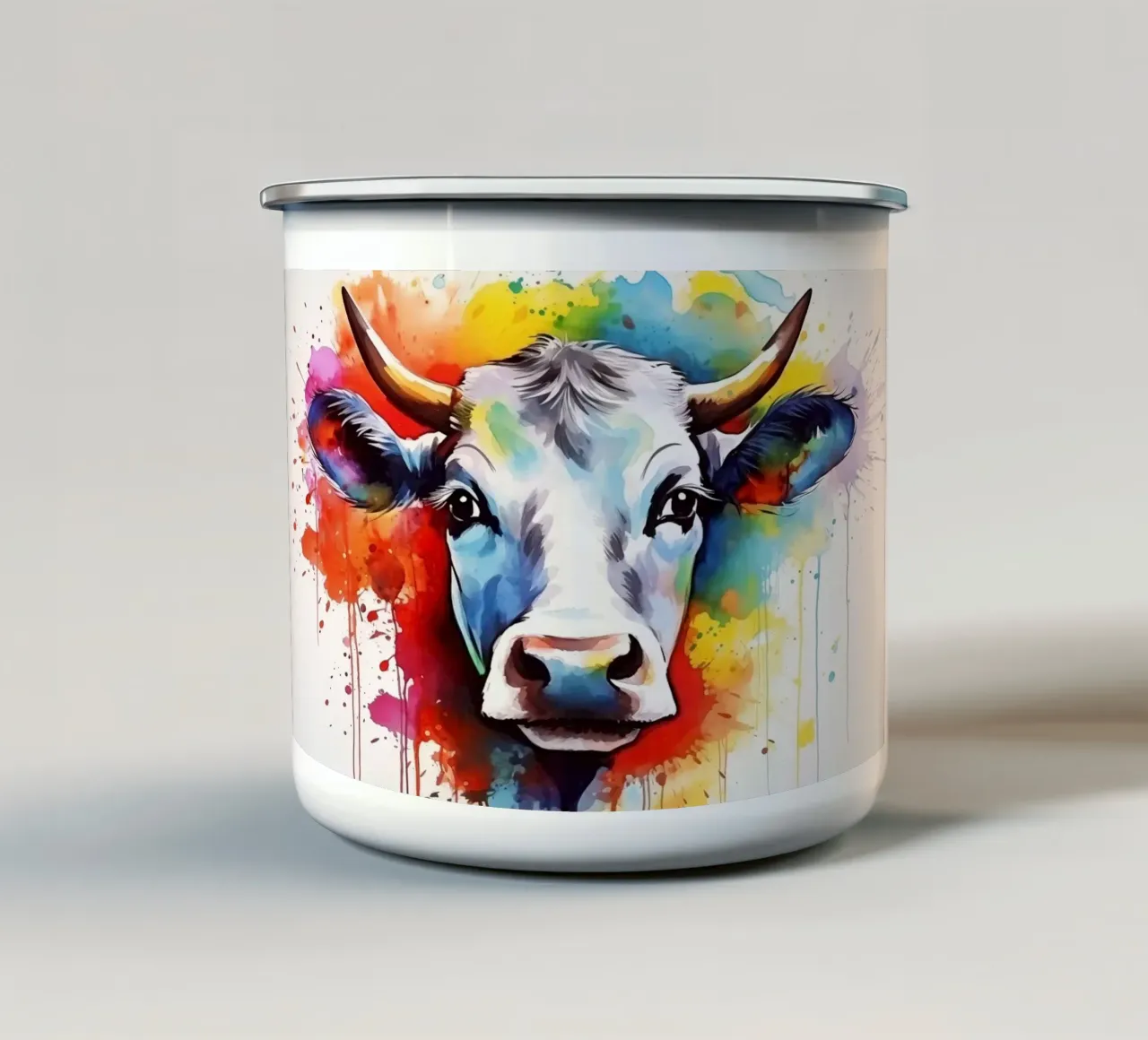 Arte da parete di Imagine tazza in smalto da Imagine