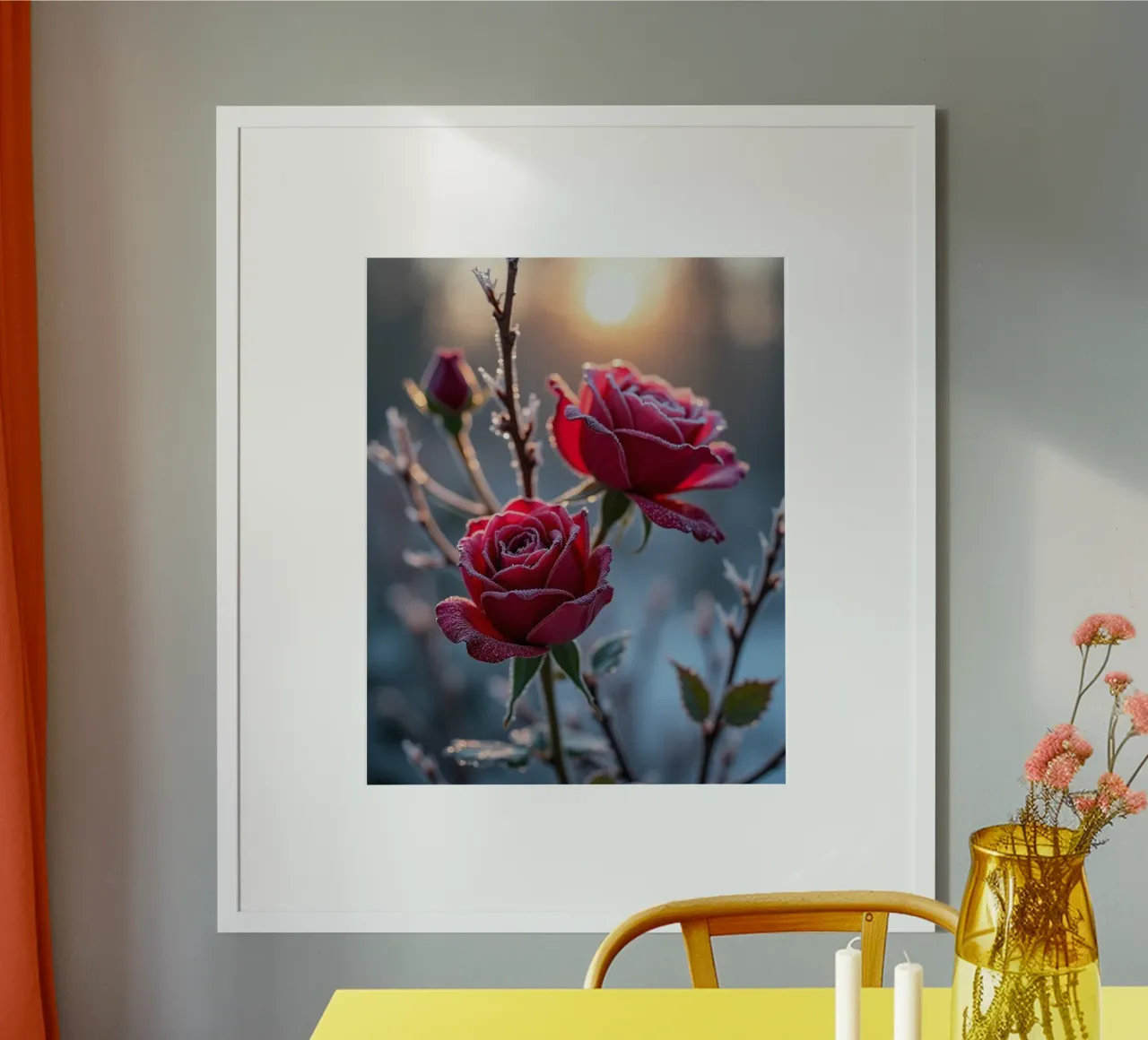Botanica segreta poster con telaio in legno da Bold Blooms