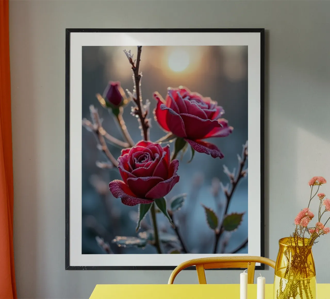 Botanica segreta poster con telaio in legno da Bold Blooms