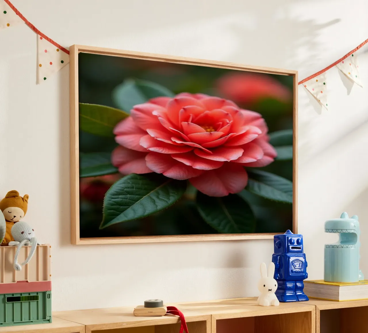 Geheime botanica canvas met Baklijst van Bold Blooms