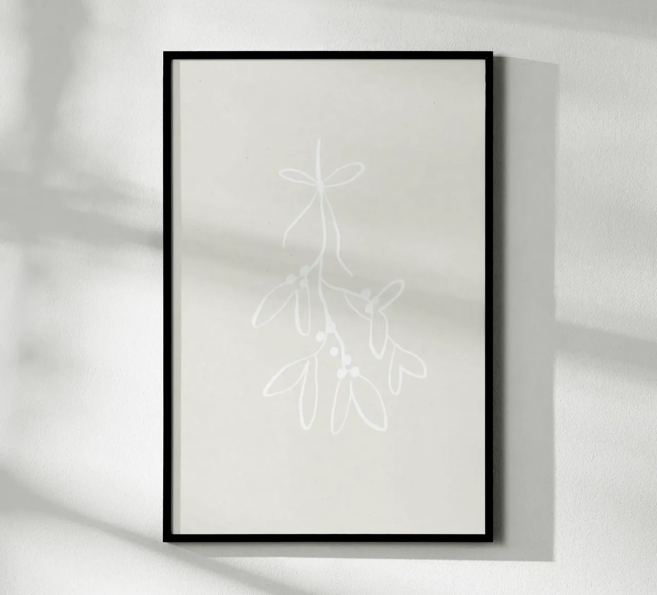 Mistletoe poster con telaio in alluminio da KRUTH DESIGN