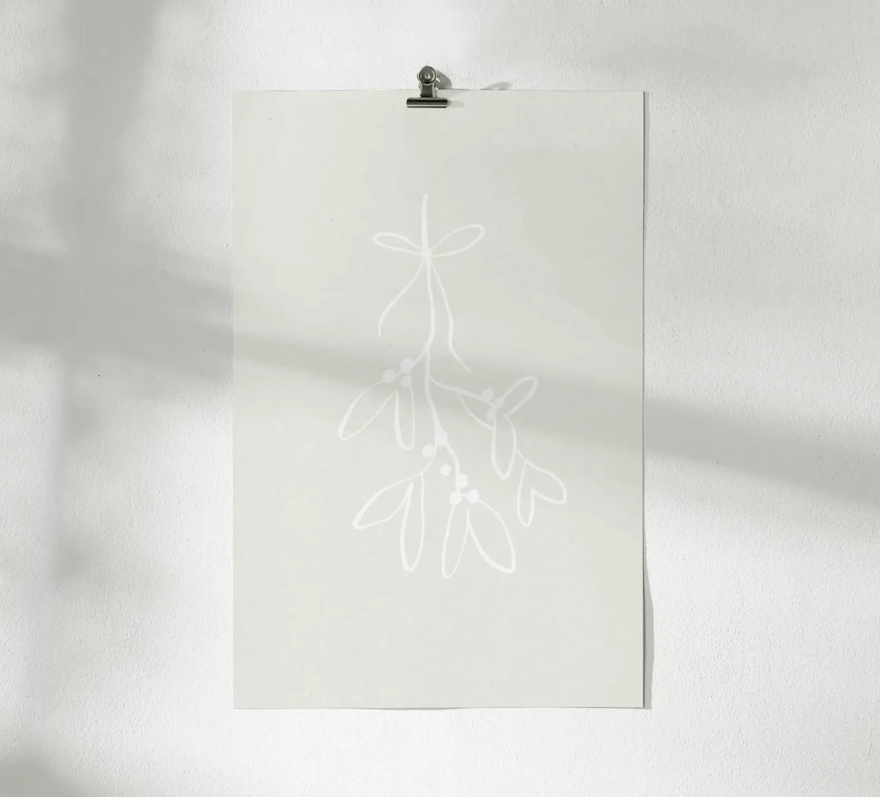 Mistletoe poster con telaio in alluminio da KRUTH DESIGN
