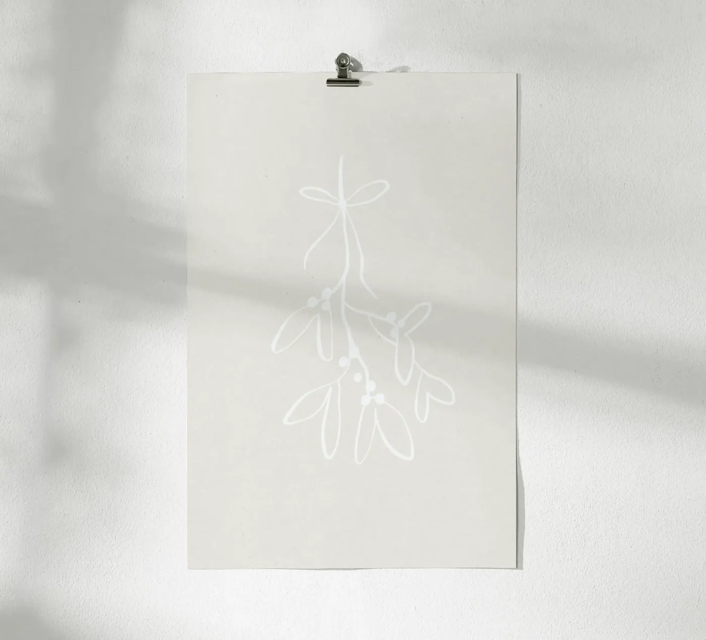 Mistletoe poster by KRUTH DESIGN