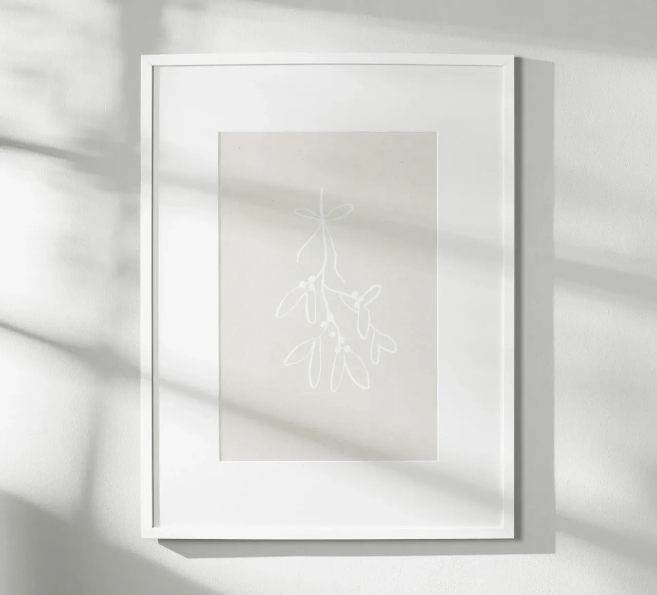Mistletoe poster con telaio in alluminio da KRUTH DESIGN
