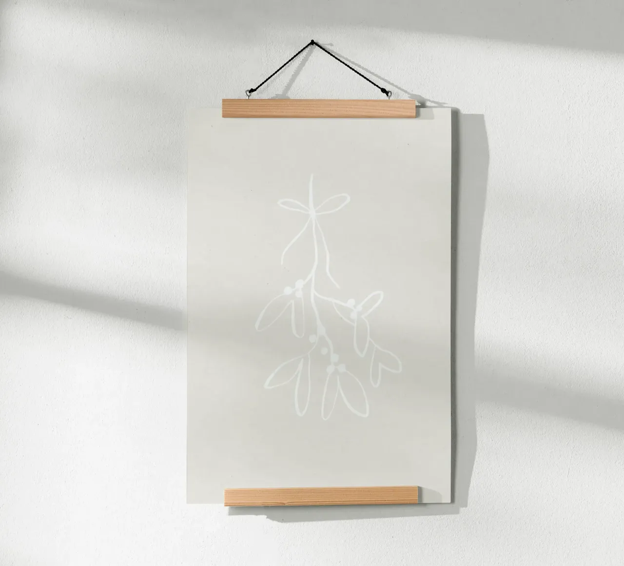 Mistletoe poster con telaio in alluminio da KRUTH DESIGN