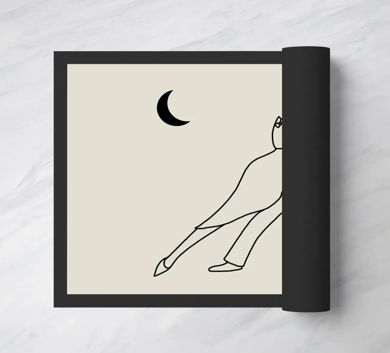 Dancing cats doormat by Little Dean