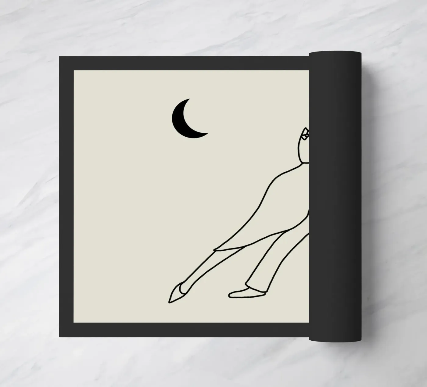 Dancing cats doormat by Little Dean