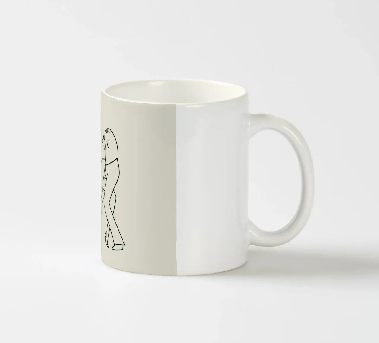 Gatti ballerini tazza in ceramica da Little Dean