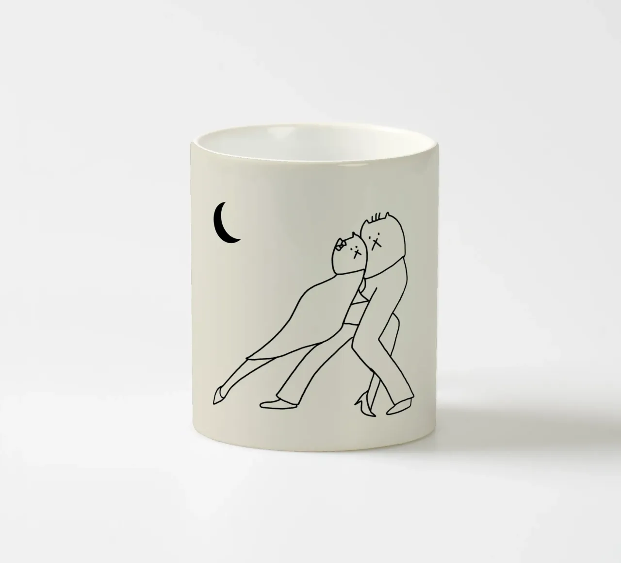 Gatti ballerini tazza in ceramica da Little Dean