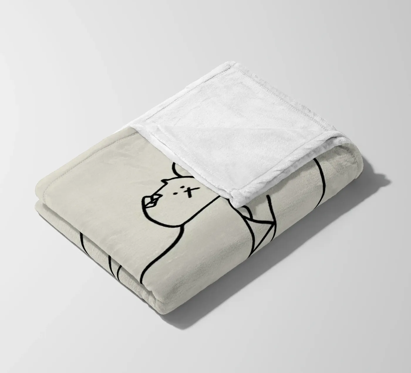 Dancing cats fleece blanket by Little Dean