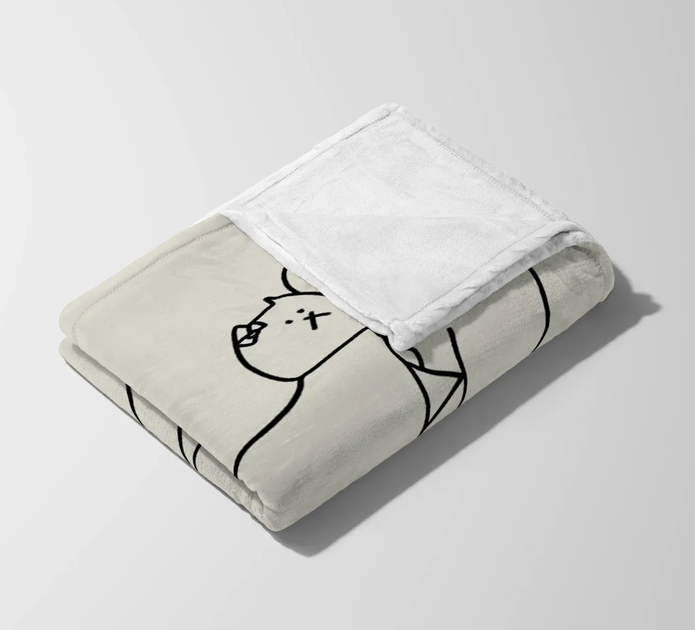 Dancing cats fleece blanket by Little Dean