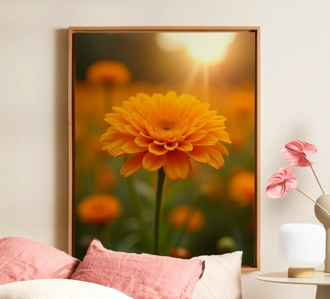 Geheime Botanik Leinwand mit Schattenfugenrahmen von Bold Blooms