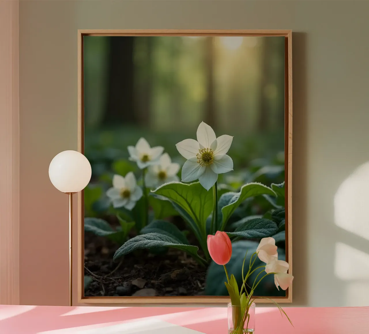 Geheime Botanik Leinwand mit Schattenfugenrahmen von Bold Blooms