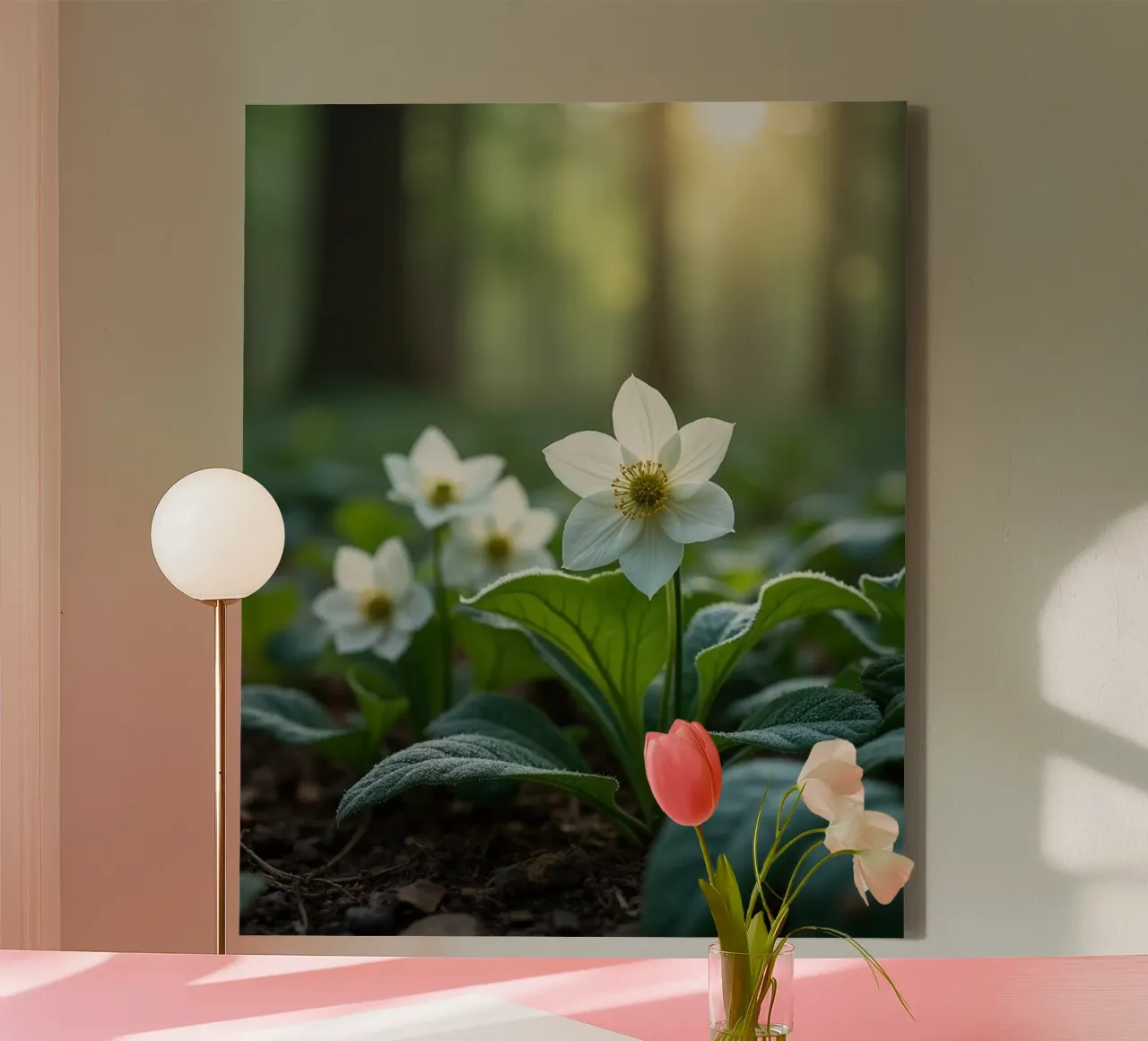 Geheime Botanik Leinwand mit Schattenfugenrahmen von Bold Blooms