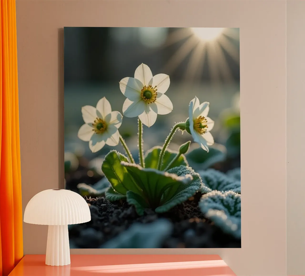 Geheime botanica canvas met Baklijst van Bold Blooms