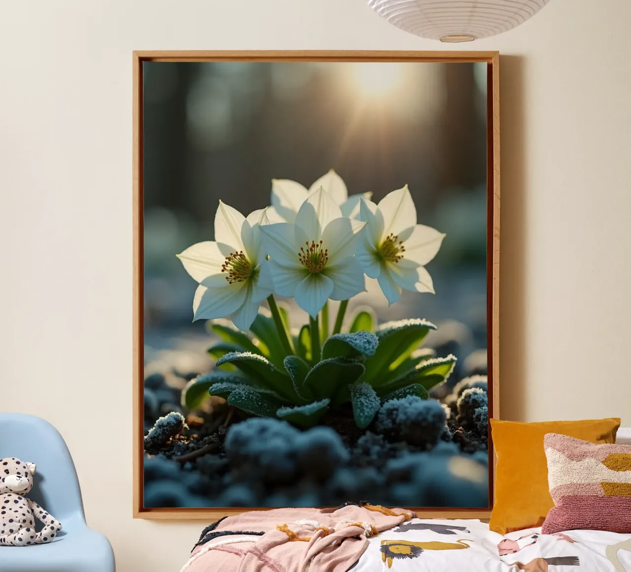 Geheime botanica canvas met Baklijst van Bold Blooms