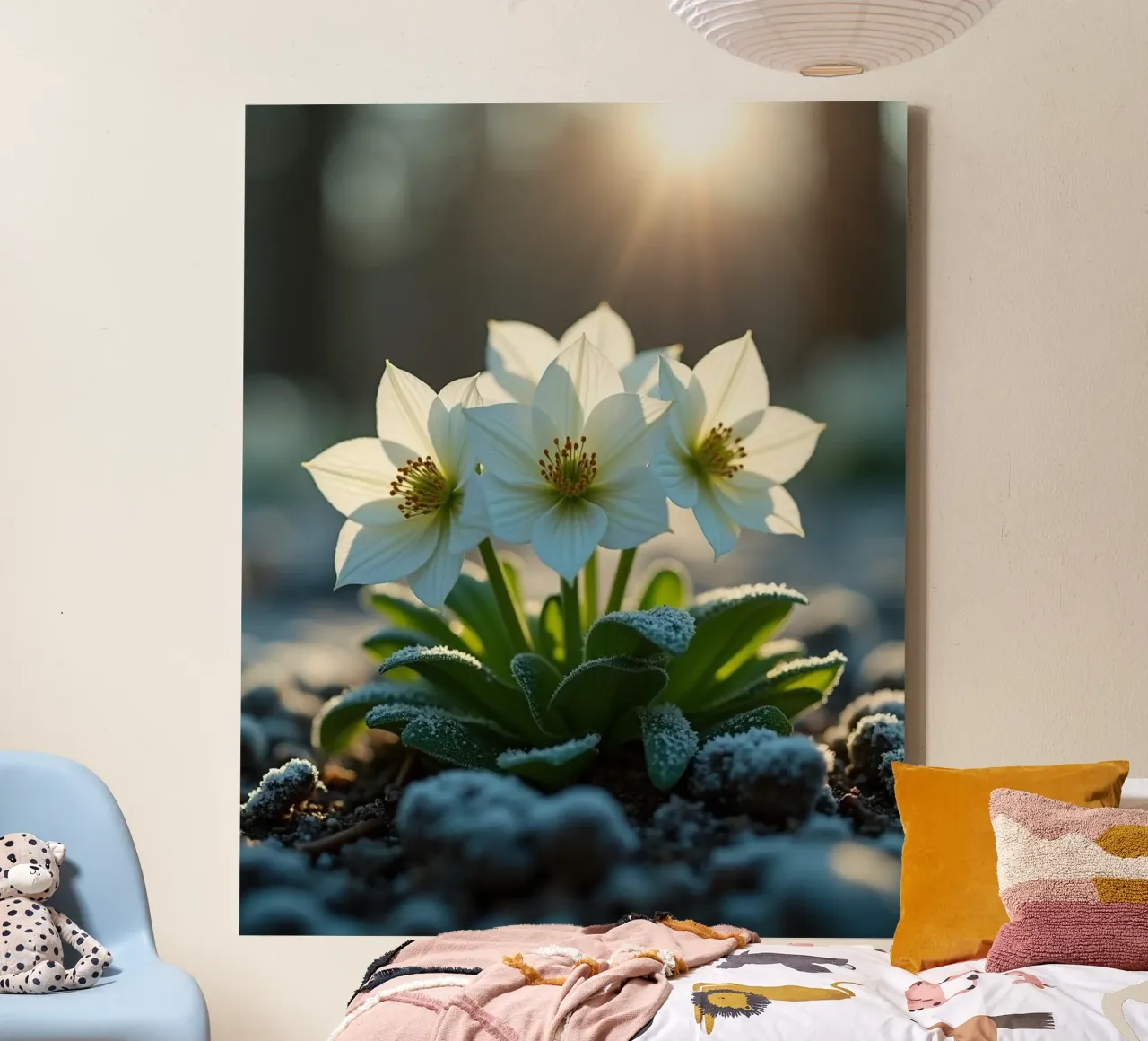 Geheime botanica canvas met Baklijst van Bold Blooms
