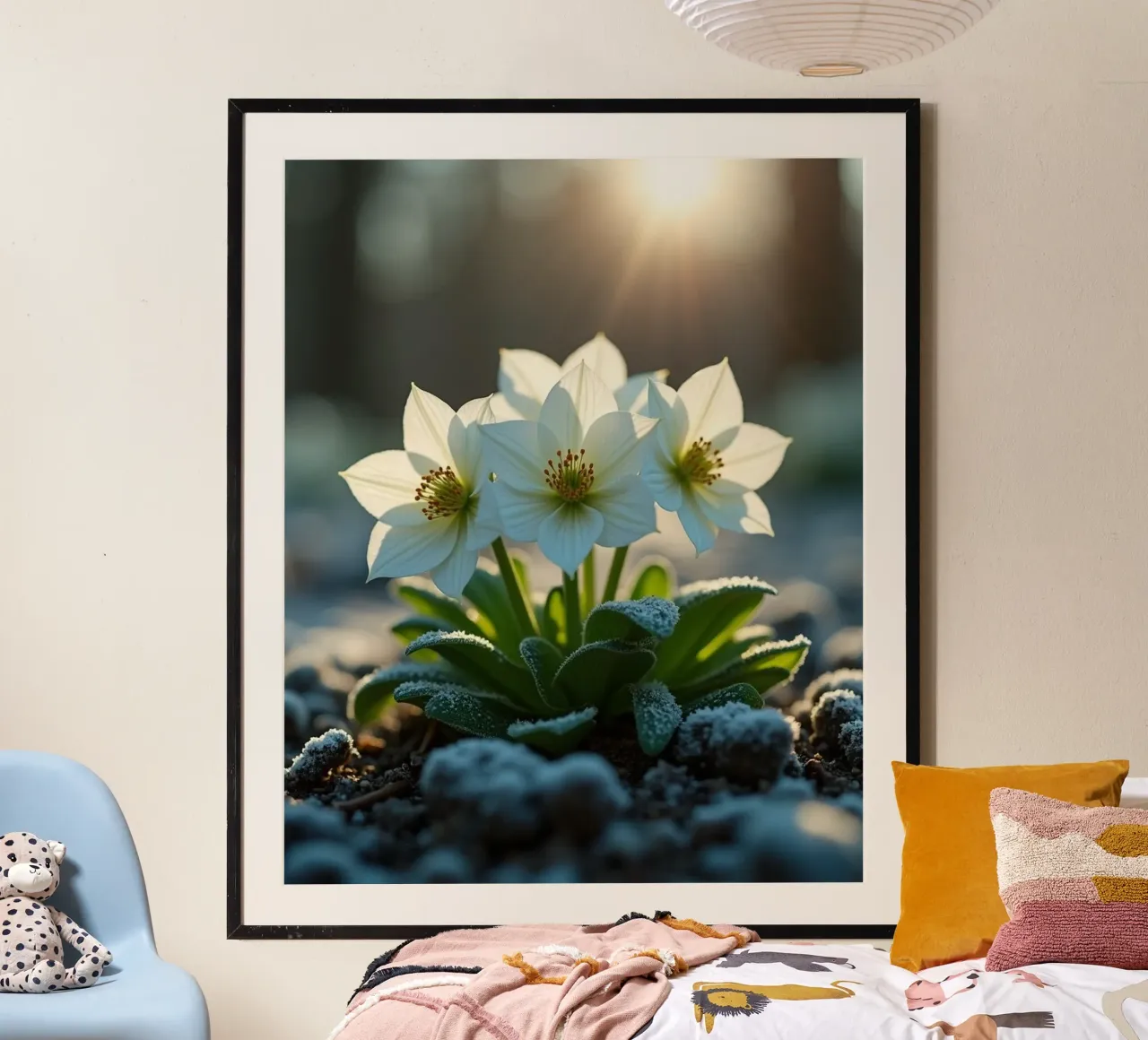 Botanica segreta poster con telaio in alluminio da Bold Blooms