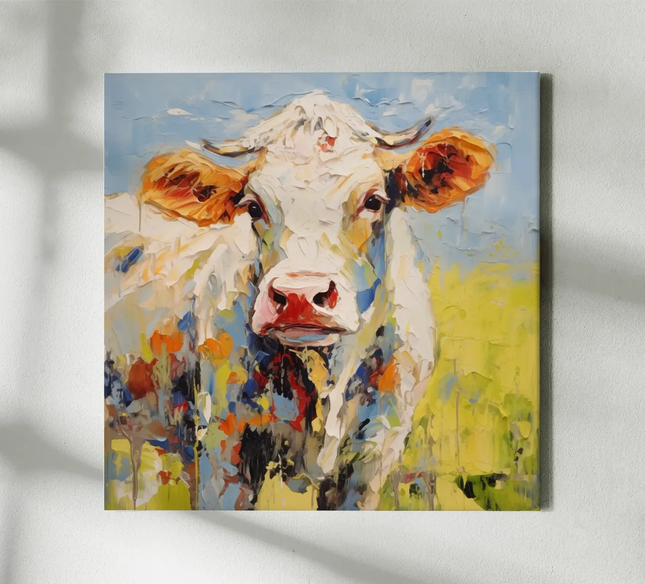 Muurkunst van Imagine canvas met Baklijst van Imagine