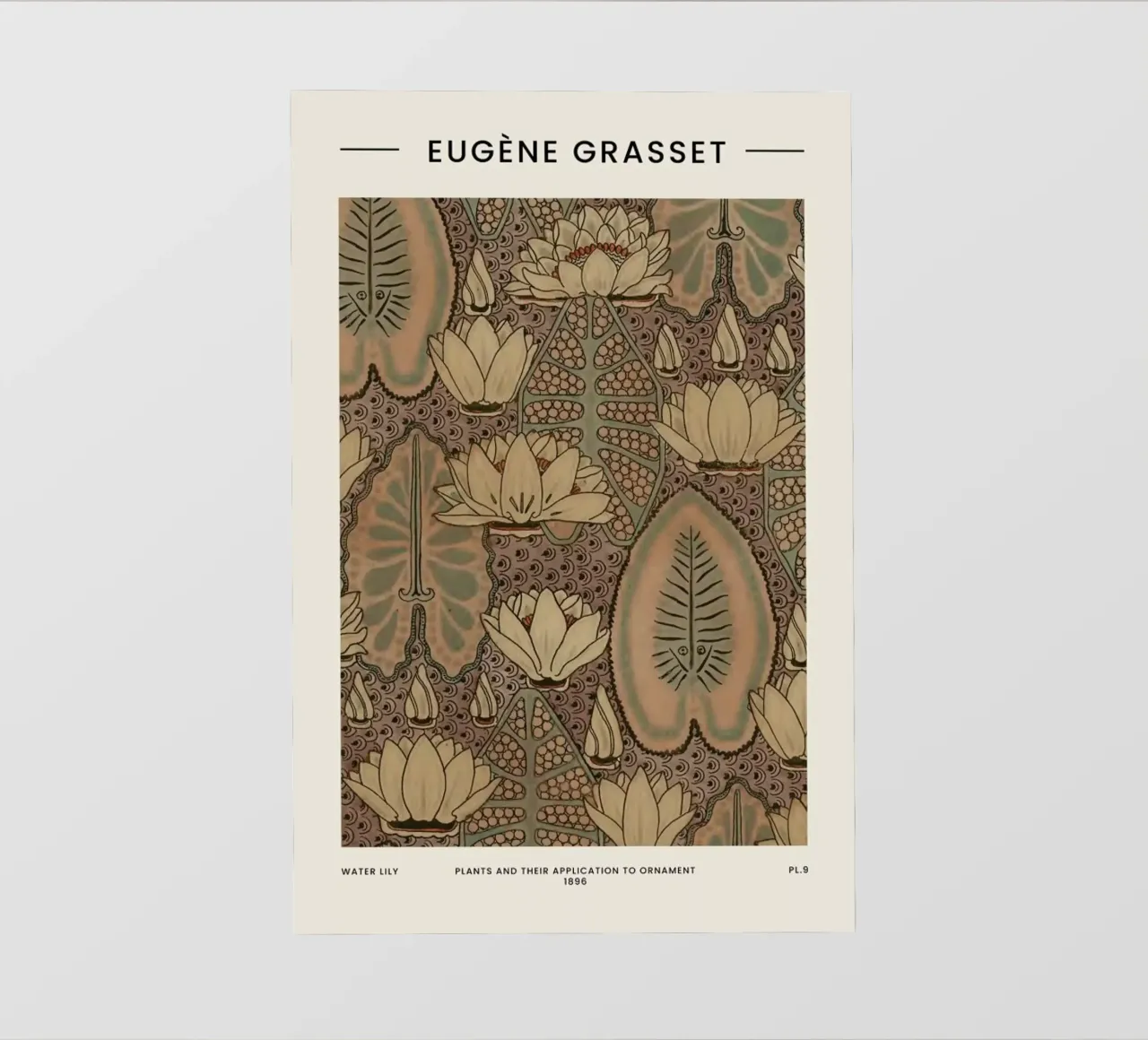 Grasset - Water Lily telo in pvc da Vintage by JUNIQE