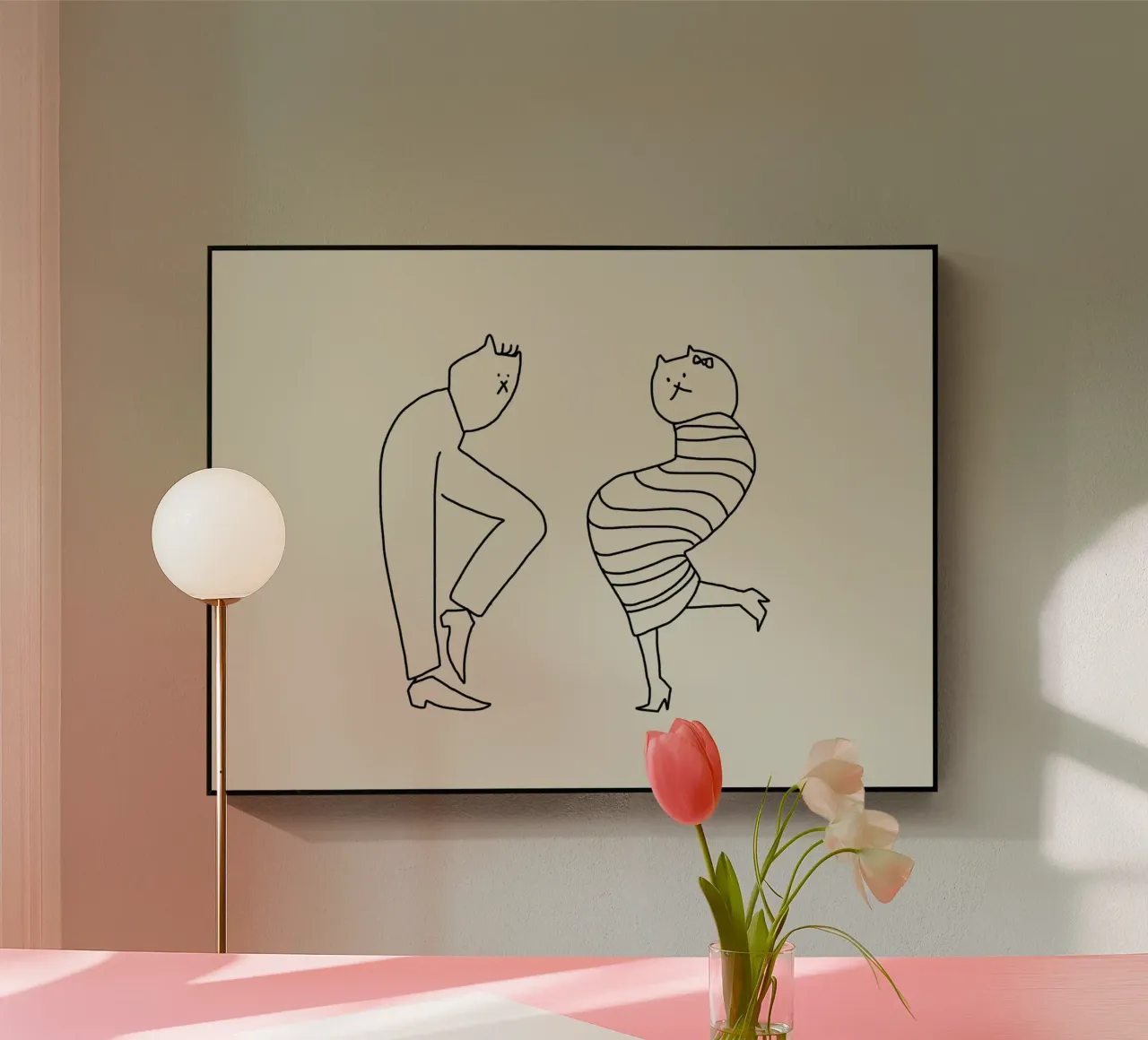 Disco cats plexiglass da Little Dean