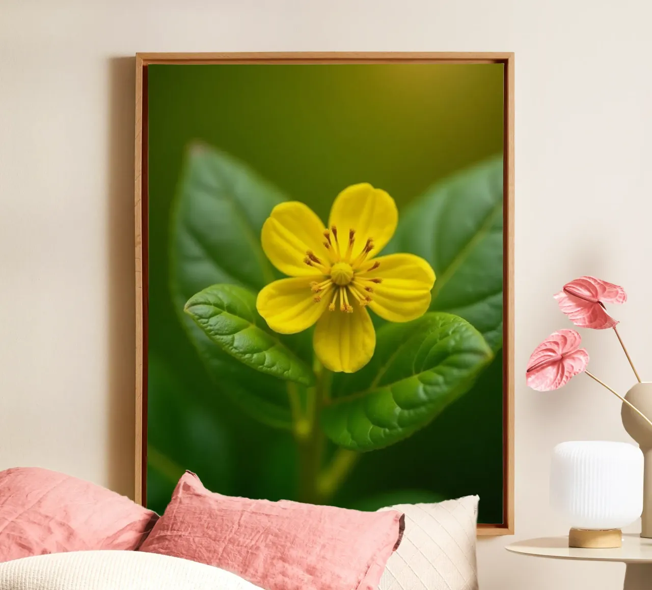 Geheime Botanik Leinwand mit Schattenfugenrahmen von Bold Blooms