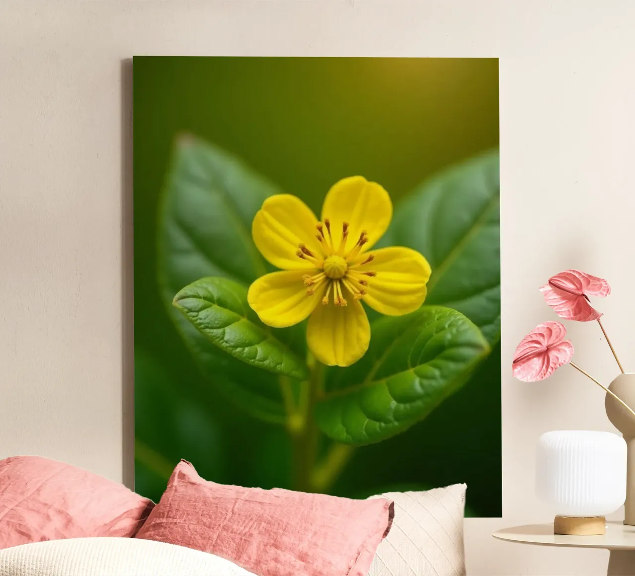 Geheime Botanik Leinwand mit Schattenfugenrahmen von Bold Blooms