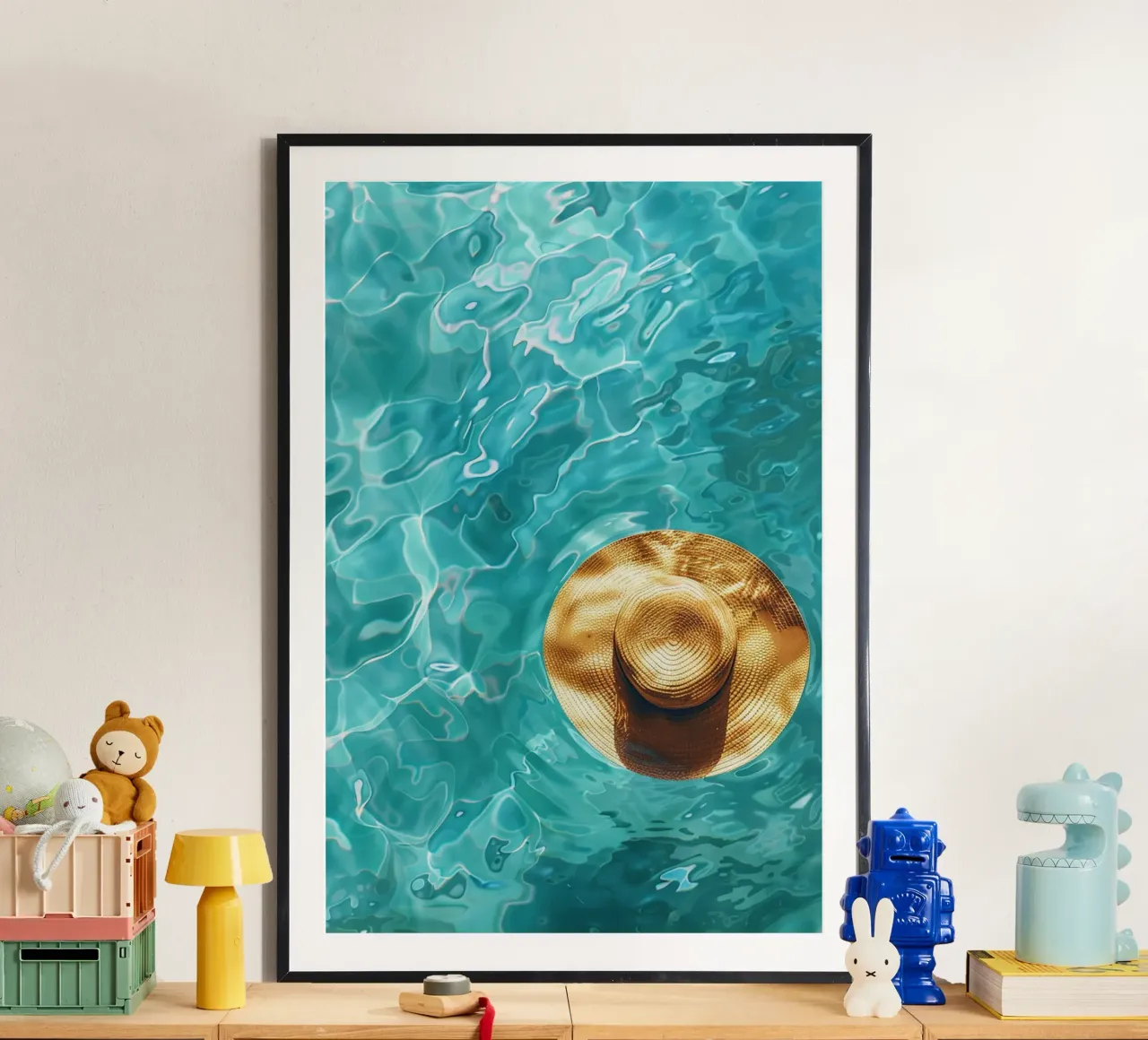A Summer Pause poster con telaio in plastica da Mosaic Dialogue
