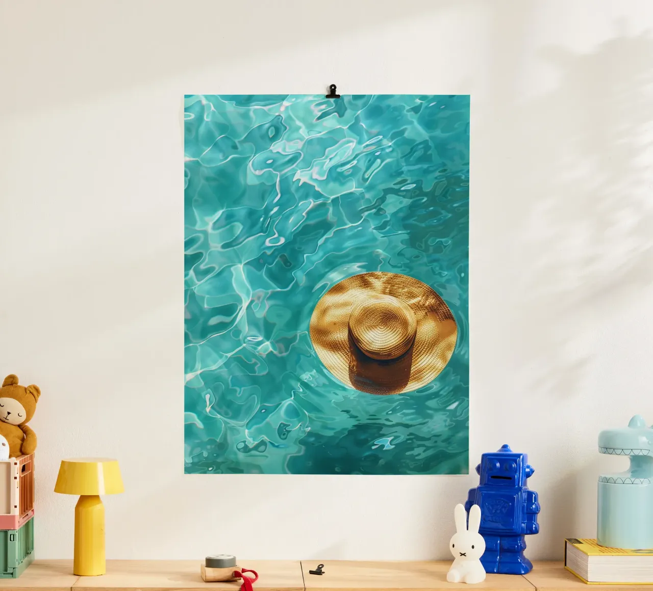 A Summer Pause poster con telaio in plastica da Mosaic Dialogue