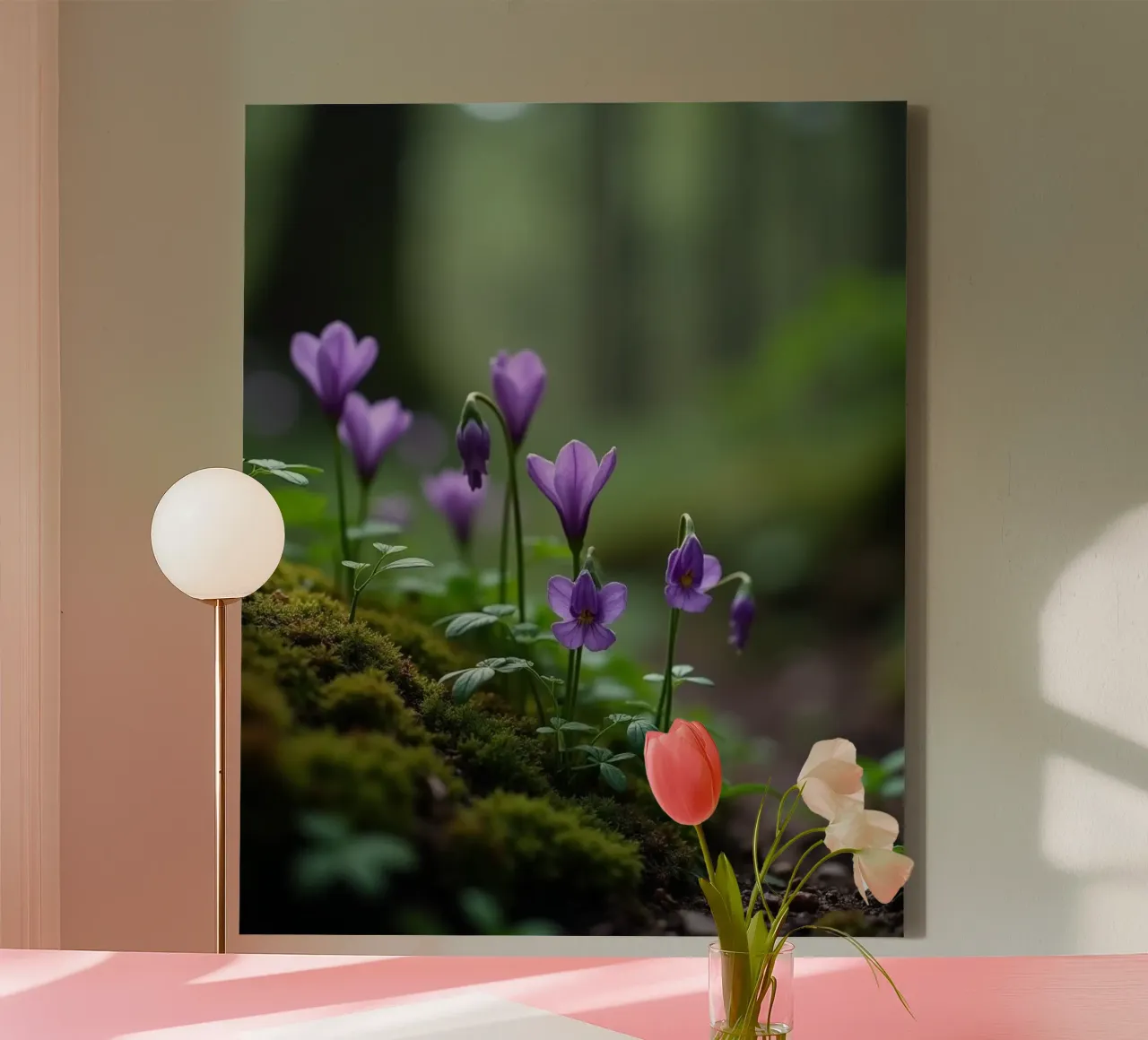 Geheime botanica canvas met Baklijst van Bold Blooms