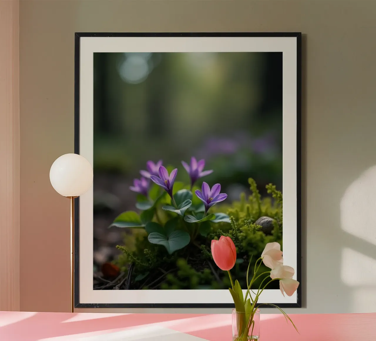 Geheime Botanik Poster mit Kunststoffrahmen von Bold Blooms