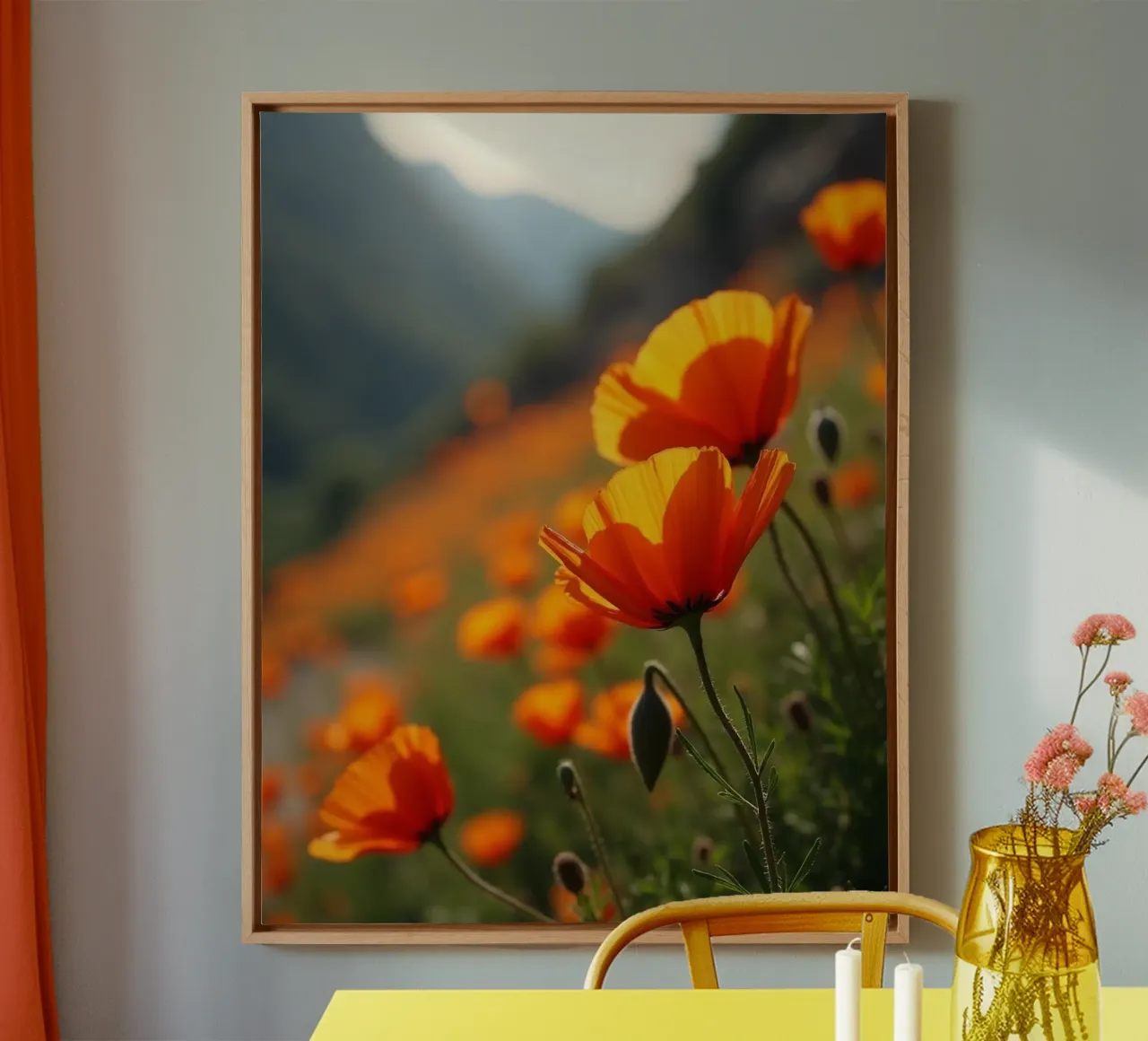 Geheime botanica canvas met Baklijst van Bold Blooms