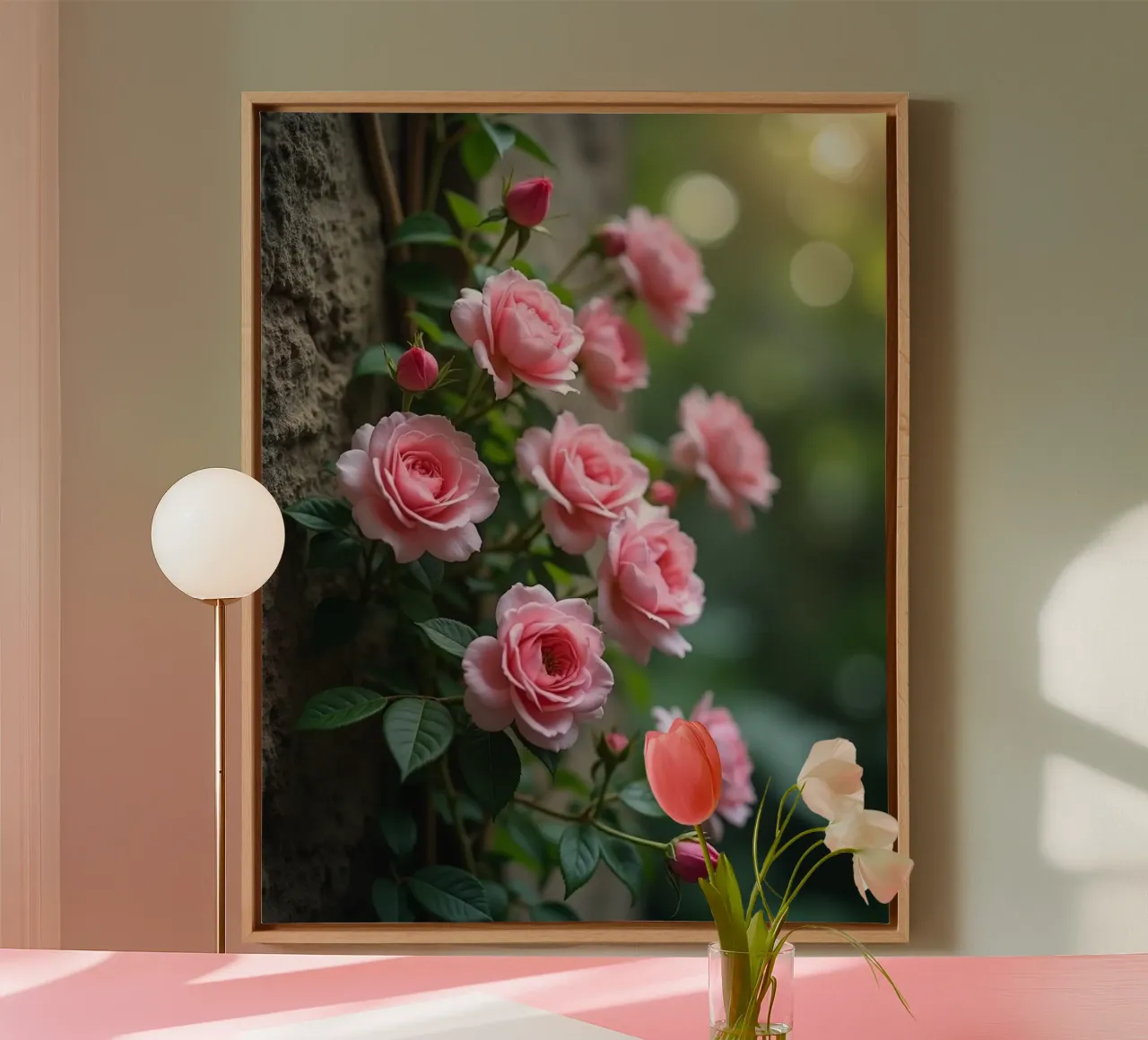 Geheime Botanik Leinwand mit Schattenfugenrahmen von Bold Blooms