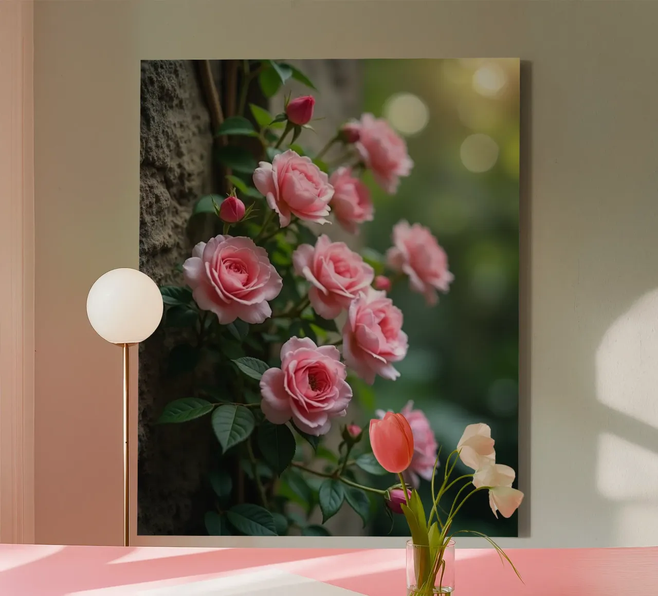 Geheime Botanik Leinwand mit Schattenfugenrahmen von Bold Blooms
