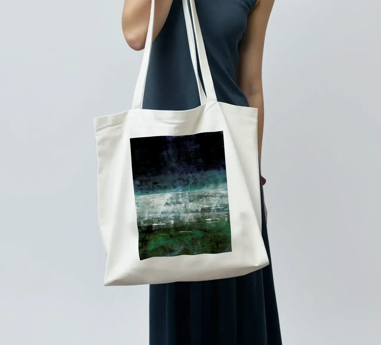 Deep Water borsa in juta da IRIS LEHNHARDT FINE ART