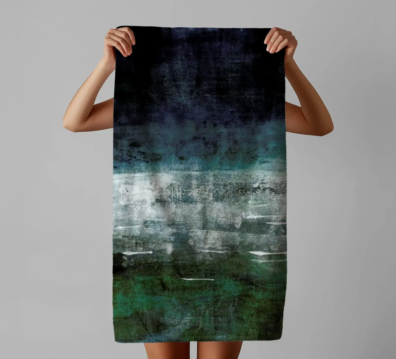 Deep Water asciugamano da bagno da IRIS LEHNHARDT FINE ART