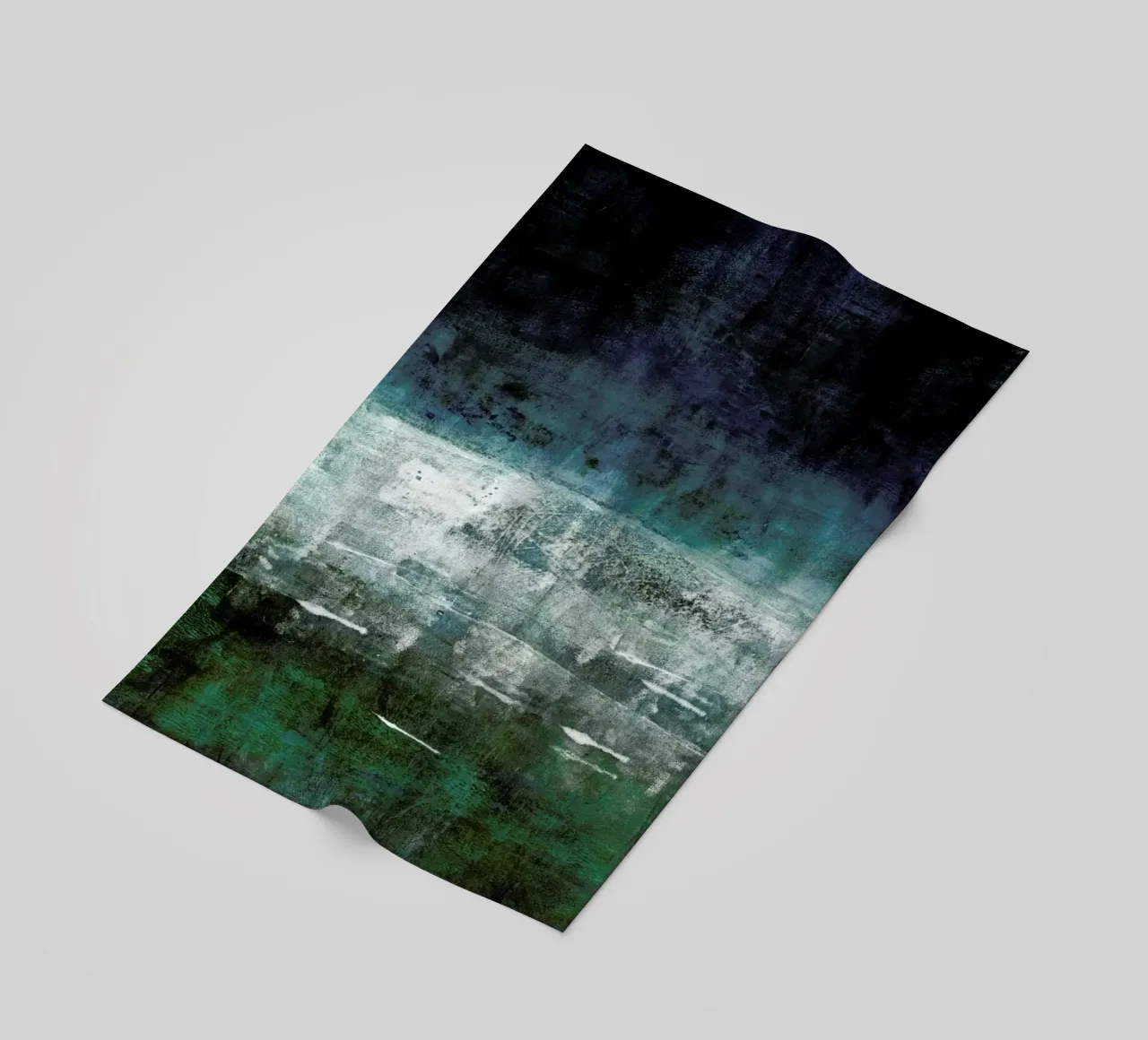 Deep Water beach towel by IRIS LEHNHARDT FINE ART