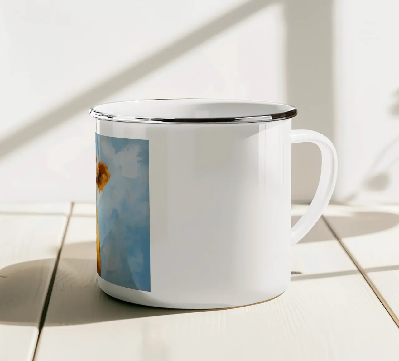 Arte da parete di Imagine tazza in smalto da Imagine