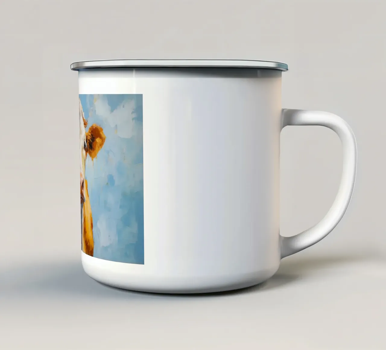 Arte da parete di Imagine tazza in smalto da Imagine