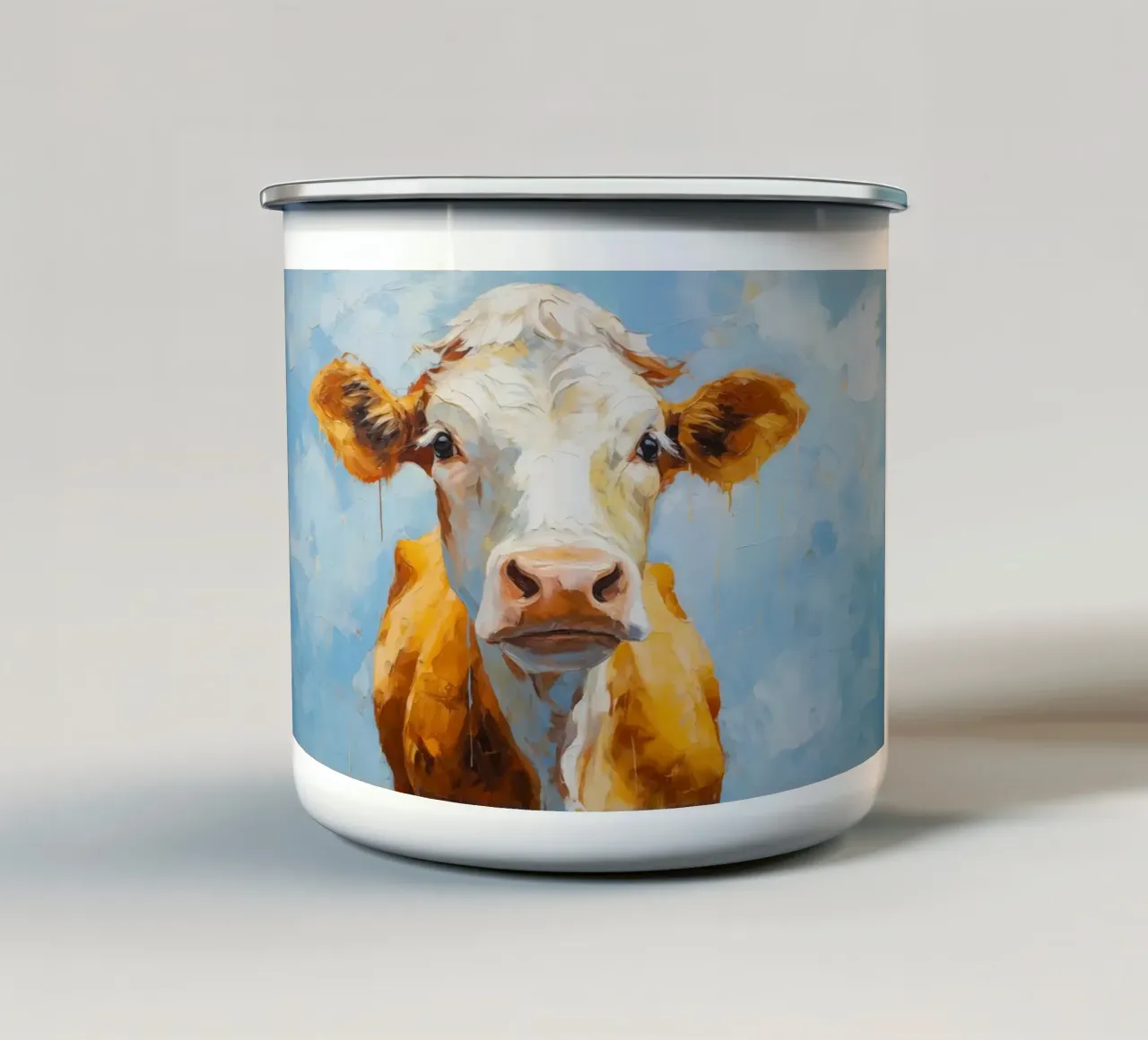 Arte da parete di Imagine tazza in smalto da Imagine