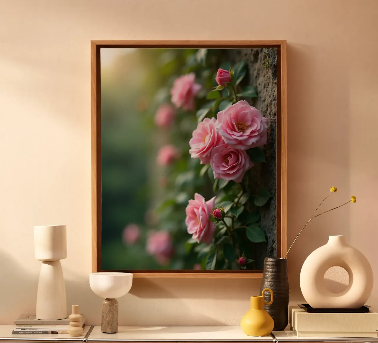 Geheime botanica canvas met Baklijst van Bold Blooms