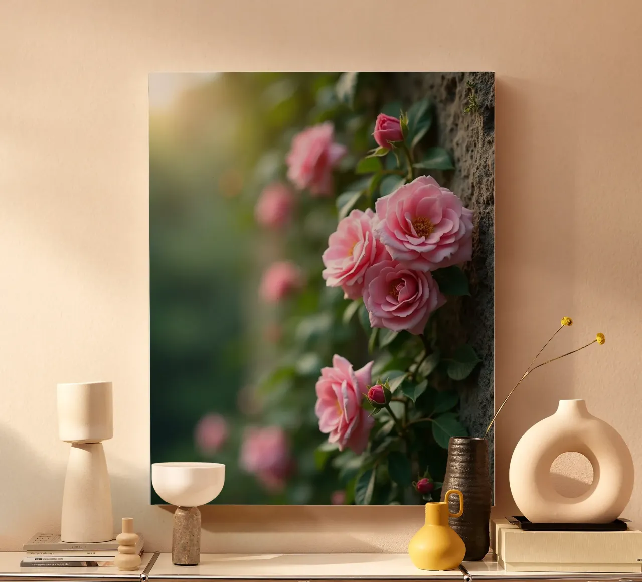 Geheime botanica canvas met Baklijst van Bold Blooms