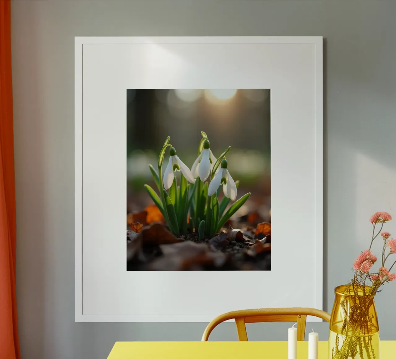 Geheime Botanik Poster mit Holzrahmen von Bold Blooms