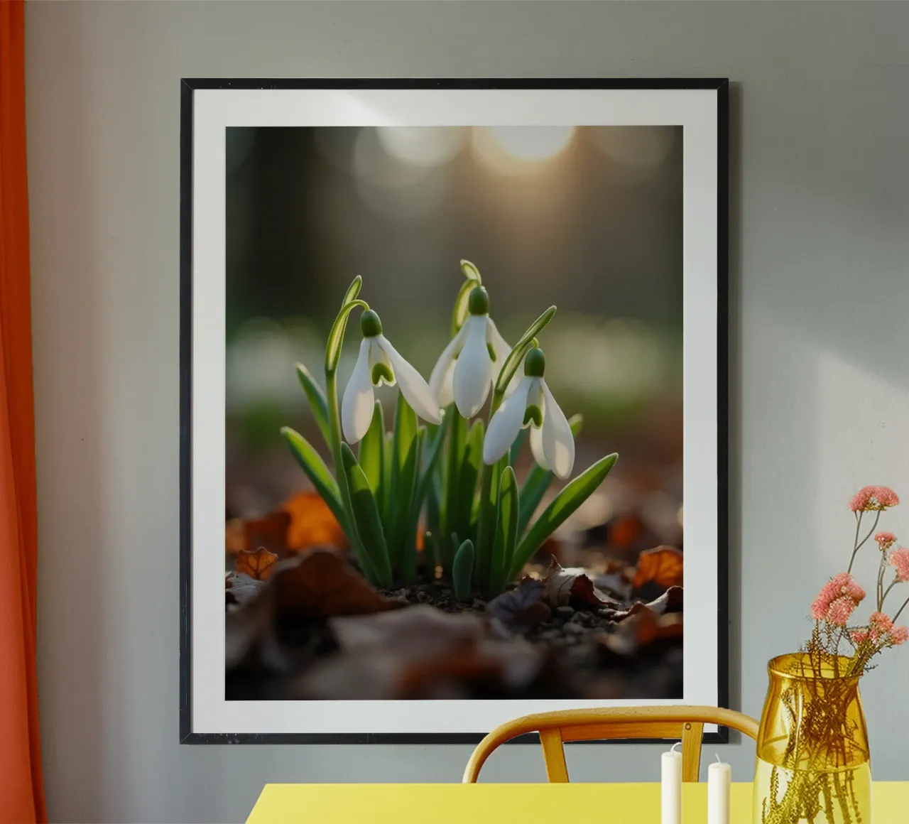 Geheime Botanik Poster mit Holzrahmen von Bold Blooms