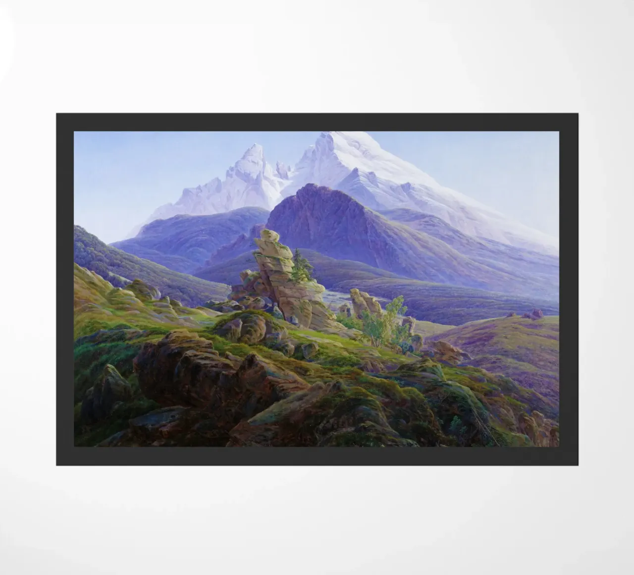 Il Watzmann Caspar David Friedrich zerbino da Venus Art