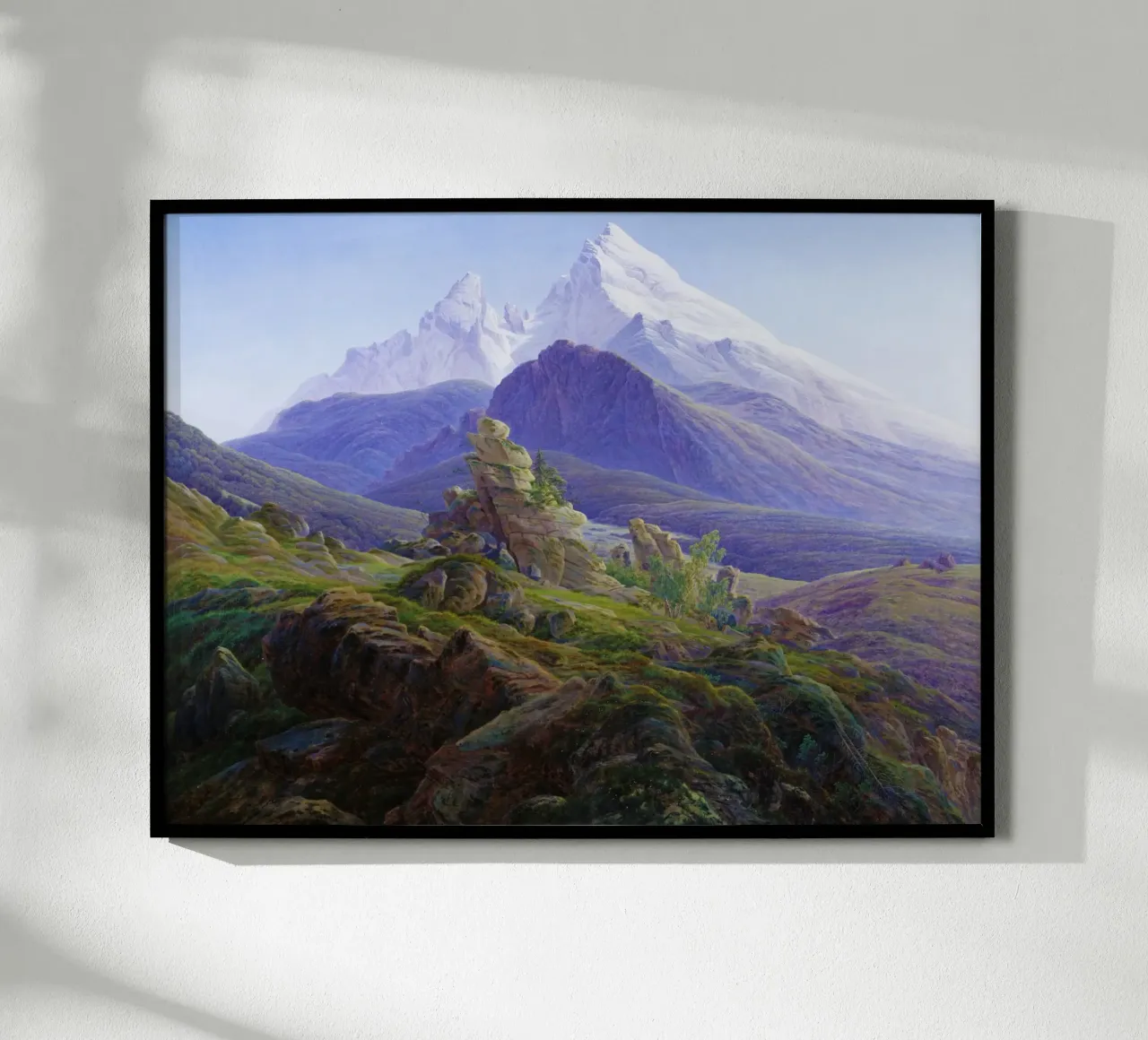 Il Watzmann Caspar David Friedrich carta hahnemühle da Venus Art