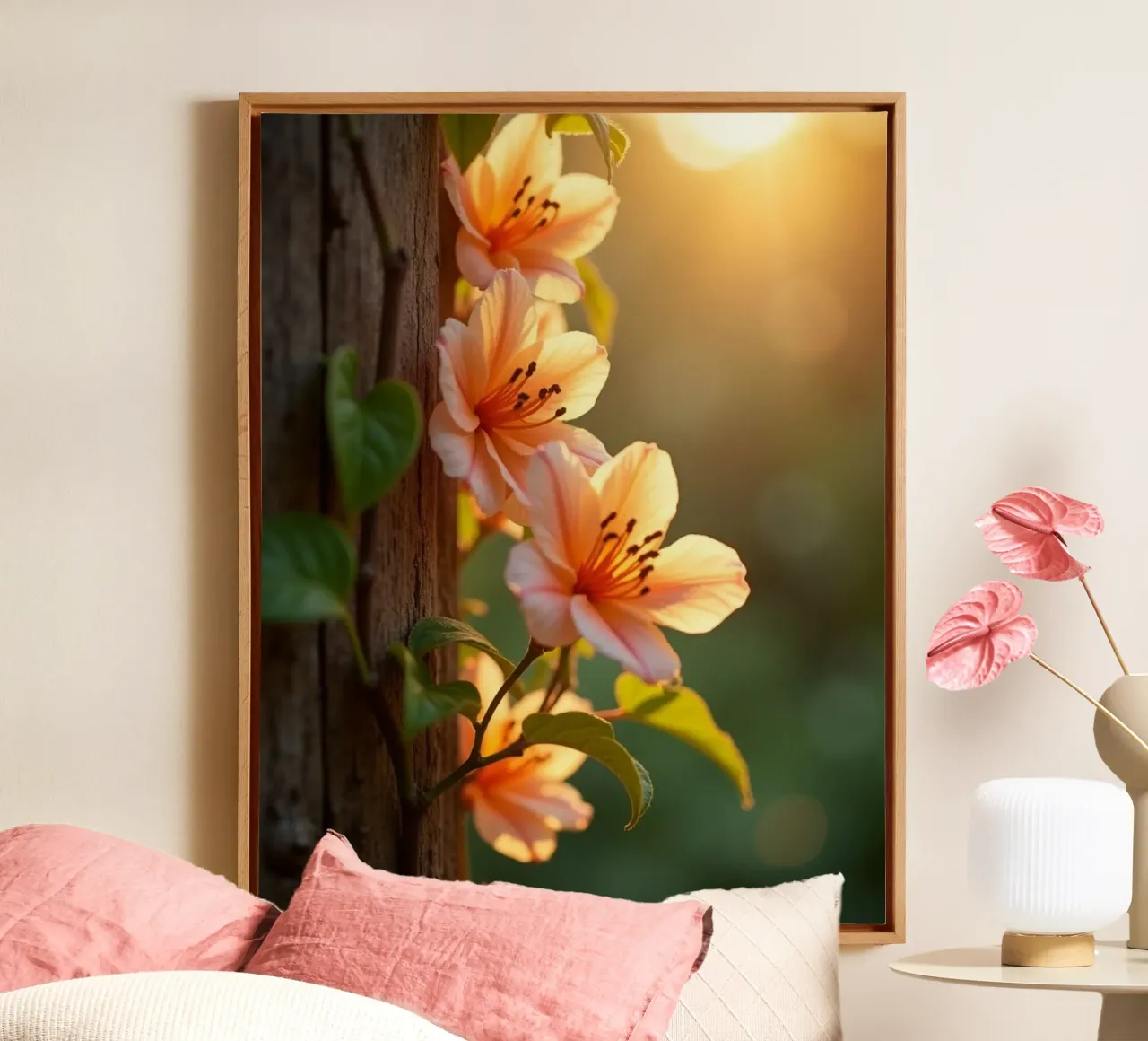 Geheime botanica canvas met Baklijst van Bold Blooms